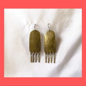 Amaree & Reese handmade BRASS Earrings
